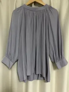 【美品】anySiS エニィスィス 長袖ブラウス ラベンダー