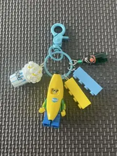 LEGO レゴ互換　ブロック　バナナ　キーホルダー　じゃらじゃら