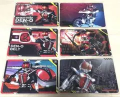 スクラッチカードダス　仮面ライダー電王　カード6枚