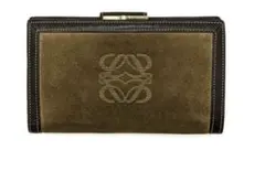LOEWE スエード80~90年代ヴィンテージ2つ折り財布のサムネイル