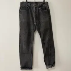 Levi's 501先染めブラック USA製 34×32