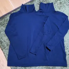 タートルネックインナーシャツ２枚セット