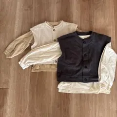 新品！重ね着　兄弟、兄妹おそろい110,130