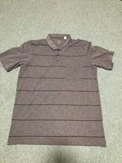 アディダス半袖ポロシャツグレー　Lサイズ