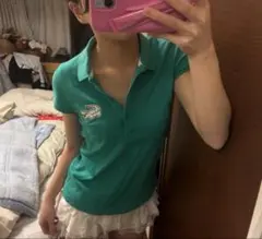 Lacoste グリーン 半袖ポロシャツ M