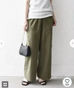 janesmith L'ESSAGE 別注 サテンカーゴパンツ レサージュ - メルカリ