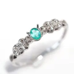 パライバトルマリン ブラジル産 0.061ct k10 セミオーダー枠 f-8