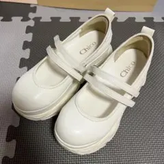 Chico 厚底ストラップローファー ホワイトのサムネイル