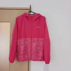 adidas neo レディース　Ｍ　ウィンドブレーカー　ピンク　赤