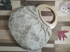 ハンドメイド◯ミナペルホネン タンバリン レース生地 トートバッグ