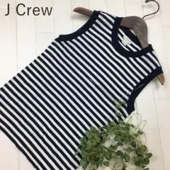 J.CREW 　ジェイクルー　タンクトップ　ストライプ/Lのサムネイル