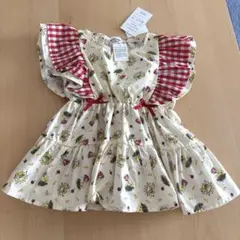 新品　バースデイ　アドちゃん　総柄　チュニック　110cm