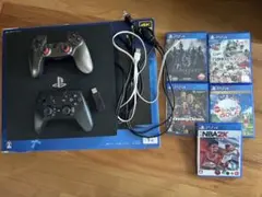 PlayStation 4 Pro本体 1TB+ ゲームソフト５本セット