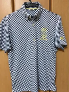 FILA GOLF フィラゴルフ 半袖ポロシャツ チェック柄 M