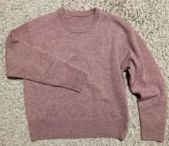 無印良品　洗えるウールミドルゲージクルーネックセーター