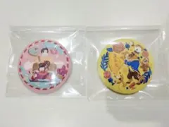 Disney ディズニー Characters 刺繍缶バッジビスケット2