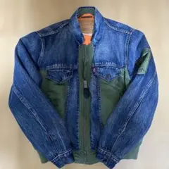 Levi's リーバイス　デニムジャケット MA-1 Mサイズ