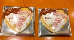 ラブライブ！ 蓮ノ空 GIGO ハート型缶バッジ パティシエ 日野下花帆　２個