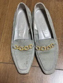 イブ・サンローラン スエードローファー