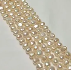 淡水パール 　バロック　一本売り　約6.5mm