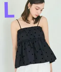 コカ　L　 ポプリン 2wayベアトップス レディース　かわいい　チュニック