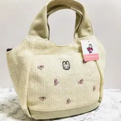 新品未使用❤️マロンクリーム　ショルダーバッグ　ハンドバック　刺繍　ピンク