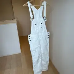 Lee ホワイト サロペット Lサイズ