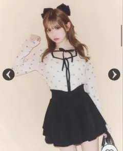 美品＊ミシェルマカロン 美脚になれるスカート Sサイズ＊
