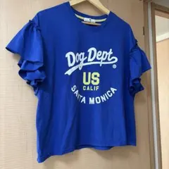 Dog Dept ドッグデプト 袖フリルカットソー　ドジャース風のサムネイル