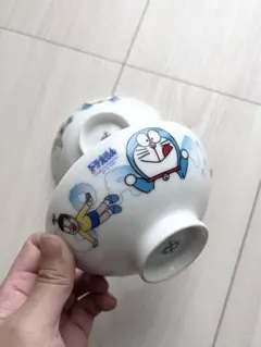 ドラえもん 子ども用茶碗 レトロ　2個セット