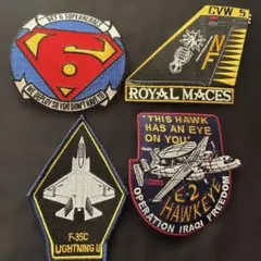 米軍用機・ミリタリーワッペンセット
