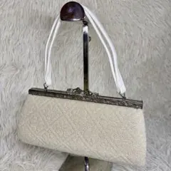 ビーズバッグ がま口 ハンドバッグ パーティー フォーマル 和装 結婚式