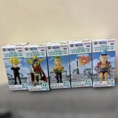 ワンピース ワールドコレクタブルフィギュア　エニエスロビー2 全5種セット