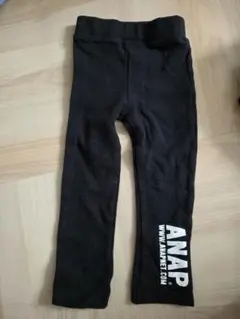 ANAP 黒 ボトムス ロゴ入り