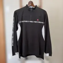 Le Coq Sportif ハーフジップ長袖シャツ