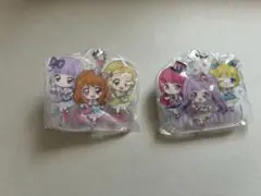 アクリルストラップ 2個セット キャラクター　アイカツ！×プリパラあそーと