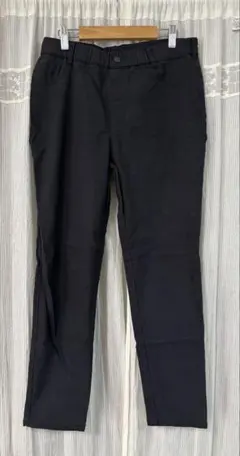 GU スーパーストレッチクロップドレギンスパンツ ブラック　Lサイズ