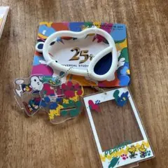 USJ 25周年 スヌーピー ストラップキーチェーンセット
