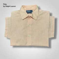 Polo by Ralph Laurenカスタムフィット半袖シャツXXLオレンジ