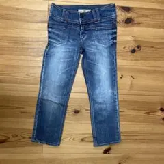 スリムフィットデニムパンツ ミディアムブルー