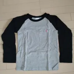 Champion 長袖カットソー 140サイズ グレー/ブラック