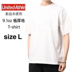ユナイテッドアスレ 新品 9.1oz 超厚手 マグナムウェイトTシャツ 白 L