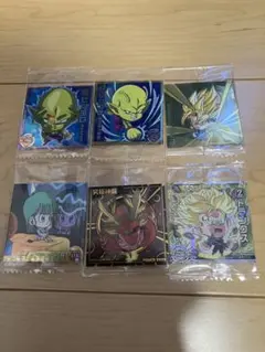 値下げ！ドラゴンボールウエハース　シール6枚