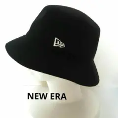 【美品】　NEW ERA　黒　BUCKET01　バケハ　S/M　ウールハット