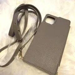MAELYSLOUNA iPhone11 ショルダーストラップケース