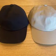 無印キャップ　2点セットのサムネイル
