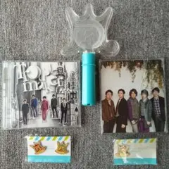 嵐 CD ペンライト ピンバッジ セット