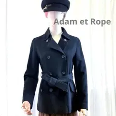 ⭐️Adam et Rope'★アダムエロペ★ブラック★ダブルブレストピーコート