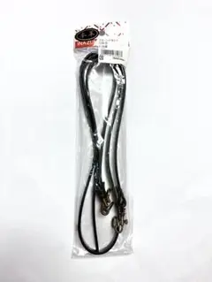 10ミリ幅ブラック本革ショルダーストラップ　ハンドメイド用　アンティークゴールド