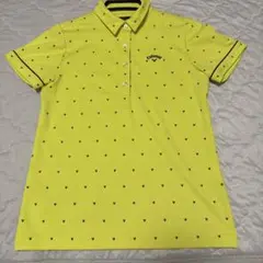 Callaway 蛍光イエロー ポロシャツ Lサイズ